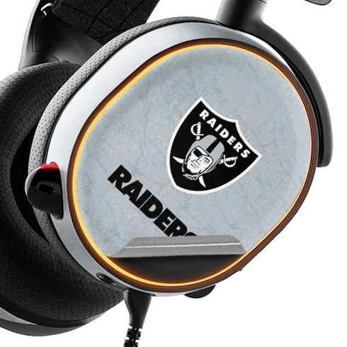 NFL Las Vegas Raiders - Alternate Distressed SteelSeries Arctis 3 Skin