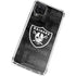 NFL Las Vegas Raiders Black & White Galaxy A12 Clear Case