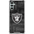 NFL Las Vegas Raiders Black & White Galaxy A13 5G Clear Case