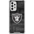 NFL Las Vegas Raiders Black & White Galaxy A53 5G Clear Case