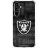NFL Las Vegas Raiders Black & White Galaxy A54 5G Clear Case