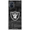 NFL Las Vegas Raiders Black & White Galaxy A71 5G Clear Case