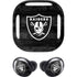 NFL Las Vegas Raiders Black & White Galaxy Buds Pro Skin