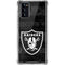 NFL Las Vegas Raiders Black & White Galaxy Note20 5G Clear Case