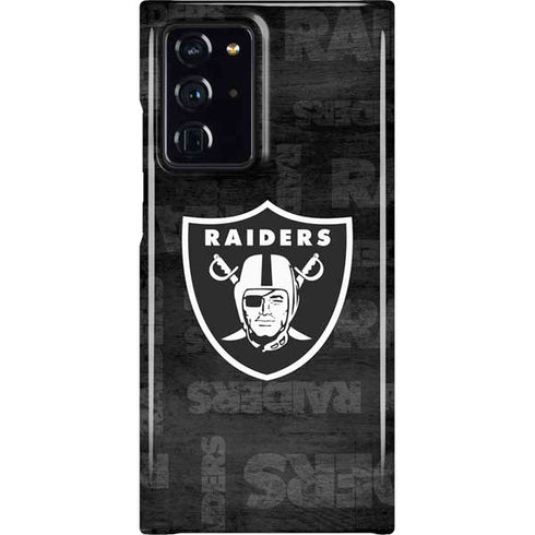 NFL Las Vegas Raiders Black & White Galaxy Note20 Ultra 5G Lite Case