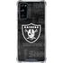 NFL Las Vegas Raiders Black & White Galaxy S20 FE Clear Case