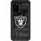 NFL Las Vegas Raiders Black & White Galaxy S20 Waterproof Case