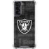 NFL Las Vegas Raiders Black & White Galaxy S21 5G Clear Case