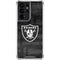 NFL Las Vegas Raiders Black & White Galaxy S21 Ultra 5G Clear Case