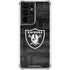 NFL Las Vegas Raiders Black & White Galaxy S21 Ultra 5G Clear Case