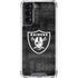 NFL Las Vegas Raiders Black & White Galaxy S22 Clear Case