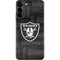 NFL Las Vegas Raiders Black & White Galaxy S22 Plus Skin
