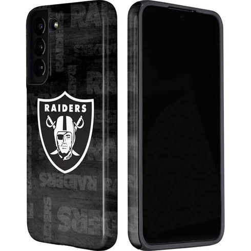 NFL Las Vegas Raiders Black & White Galaxy S22 Pro Case