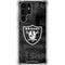 NFL Las Vegas Raiders Black & White Galaxy S22 Ultra Clear Case