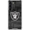 NFL Las Vegas Raiders Black & White Galaxy S23 Clear Case
