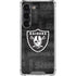 NFL Las Vegas Raiders Black & White Galaxy S23 Clear Case