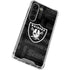 NFL Las Vegas Raiders Black & White Galaxy S23 Clear Case