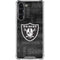 NFL Las Vegas Raiders Black & White Galaxy S23 Plus Clear Case
