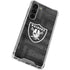 NFL Las Vegas Raiders Black & White Galaxy S23 Plus Clear Case