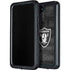 NFL Las Vegas Raiders Black & White Galaxy S23 Plus Waterproof Case