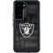 NFL Las Vegas Raiders Black & White Galaxy S23 Waterproof Case
