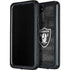 NFL Las Vegas Raiders Black & White Galaxy S23 Waterproof Case
