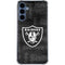 NFL Las Vegas Raiders Black & White Galaxy S24 Clear Case