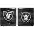 NFL Las Vegas Raiders Black & White Galaxy Z Flip Skin
