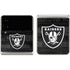 NFL Las Vegas Raiders Black & White Galaxy Z Flip3 5G Skin