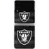 NFL Las Vegas Raiders Black & White Galaxy Z Flip3 5G Skin