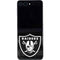 NFL Las Vegas Raiders Black & White Galaxy Z Flip5 5G Skin