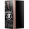 NFL Las Vegas Raiders Black & White Galaxy Z Fold2 5G Skin