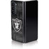 NFL Las Vegas Raiders Black & White Galaxy Z Fold5 5G Skin