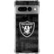 NFL Las Vegas Raiders Black & White Google Pixel 7 Pro Clear Case