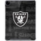 NFL Las Vegas Raiders Black & White iPad Pro 12.9in (2020) Clear Case