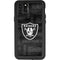 NFL Las Vegas Raiders Black & White iPhone 11 Pro Max Waterproof Case
