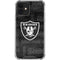 NFL Las Vegas Raiders Black & White iPhone 12 Mini Clear Case