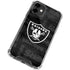 NFL Las Vegas Raiders Black & White iPhone 12 Mini Clear Case