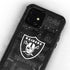 NFL Las Vegas Raiders Black & White iPhone 12 Mini Waterproof Case