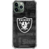 NFL Las Vegas Raiders Black & White iPhone 12 Pro Clear Case