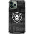 NFL Las Vegas Raiders Black & White iPhone 12 Pro Max Clear Case