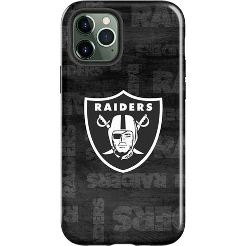 NFL Las Vegas Raiders Black & White iPhone 12 Pro Max Impact Case