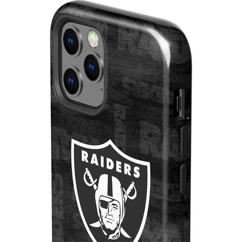 NFL Las Vegas Raiders Black & White iPhone 12 Pro Max Impact Case
