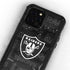 NFL Las Vegas Raiders Black & White iPhone 12 Pro Waterproof Case