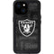 NFL Las Vegas Raiders Black & White iPhone 13 Mini Waterproof Case