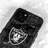NFL Las Vegas Raiders Black & White iPhone 13 Mini Waterproof Case