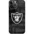 NFL Las Vegas Raiders Black & White iPhone 13 Pro Max Skin
