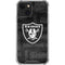 NFL Las Vegas Raiders Black & White iPhone 14 Clear Case