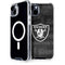NFL Las Vegas Raiders Black & White iPhone 15 MagSafe Case