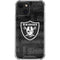 NFL Las Vegas Raiders Black & White iPhone 14 Plus Clear Case